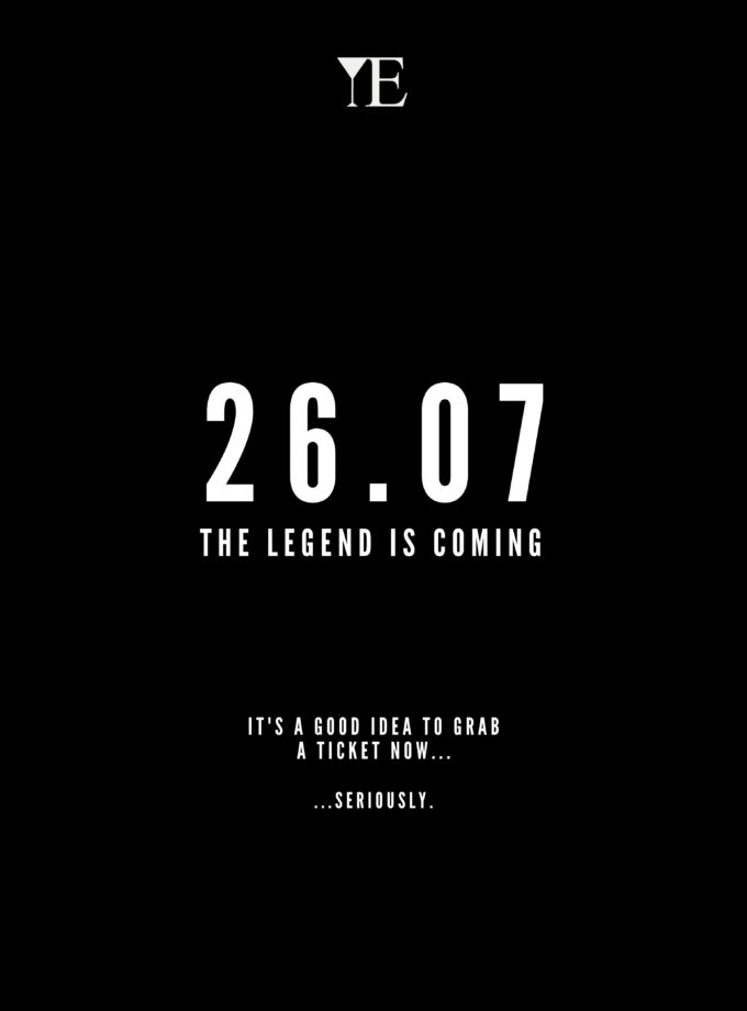 26.07 THE LEGEND IS COMING…