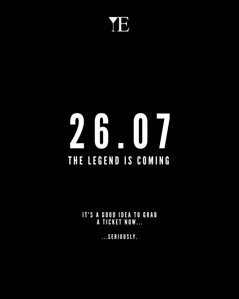 26.07 THE LEGEND IS COMING…